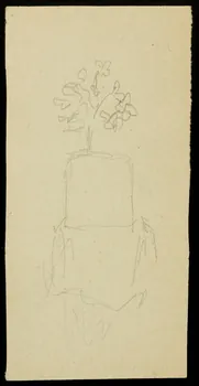 partie d'un ensemble de dessins Ebauche de dessin 1968.102.1553.2  Photo Mucem