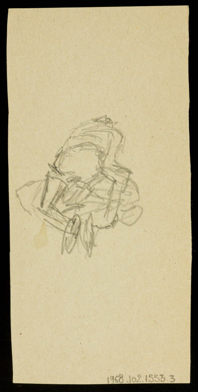 partie d'un ensemble de dessins Ebauches de dessins 1968.102.1553.3 Photo Mucem