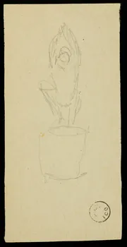 partie d'un ensemble de dessins Ebauches de dessins 1968.102.1553.4  Photo Mucem
