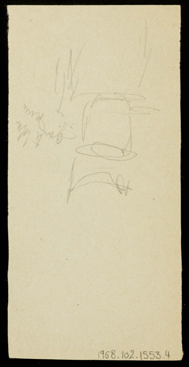 partie d'un ensemble de dessins Ebauches de dessins 1968.102.1553.4 Photo Mucem