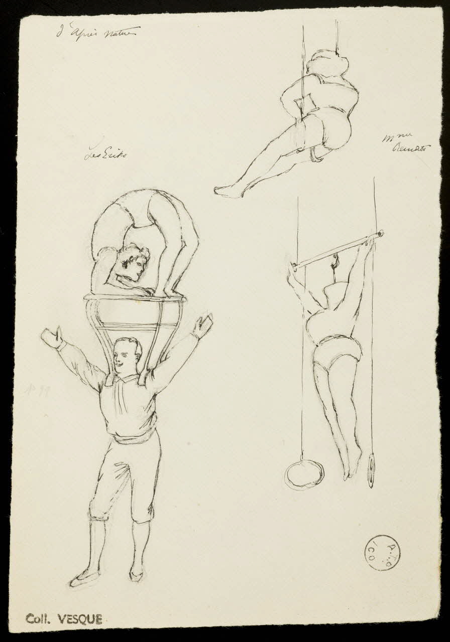 partie d'un ensemble de dessins Les Ericks 1968.102.1558.8 Photo Mucem