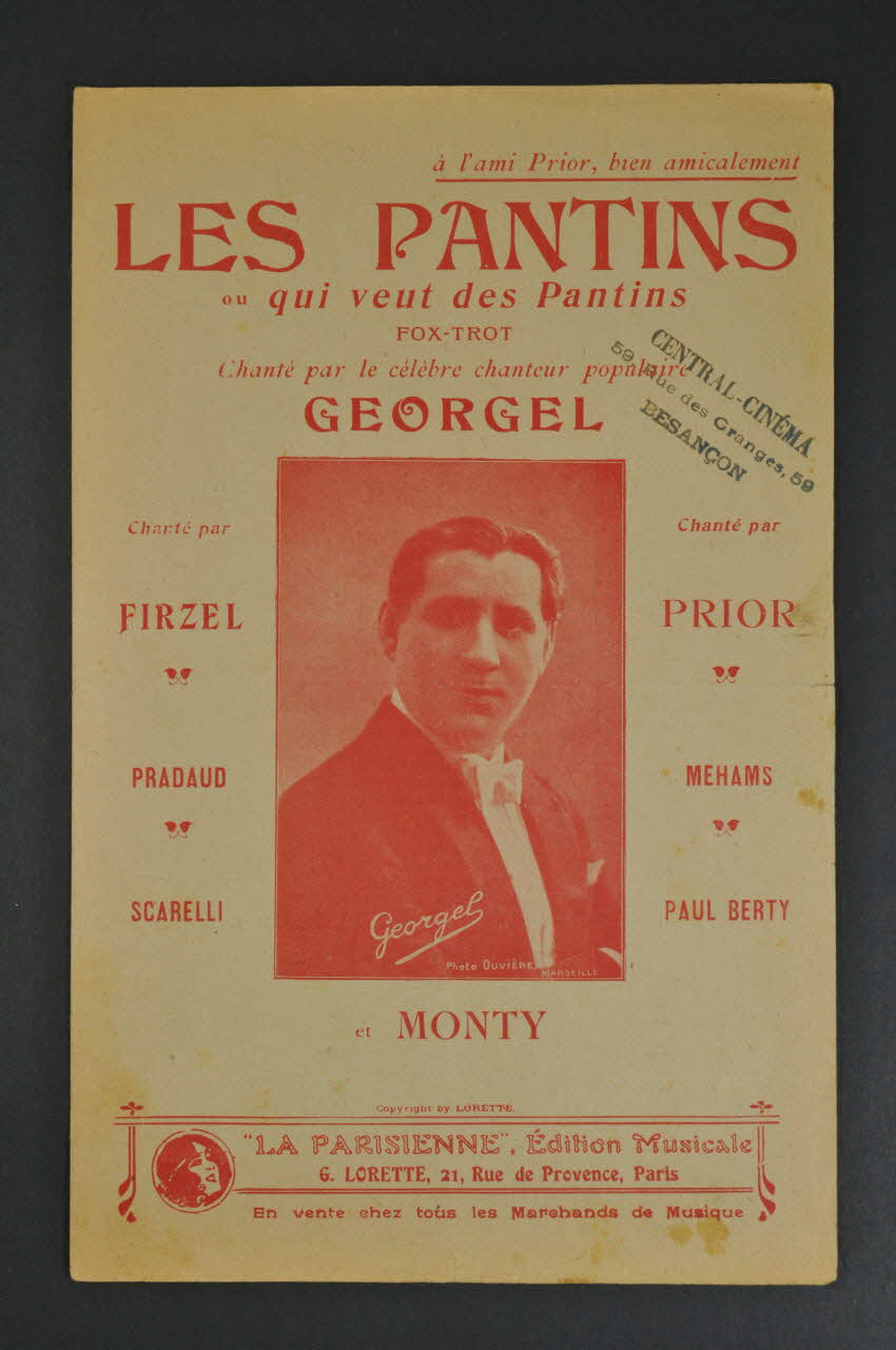 chanson petit format 1966.148.47 Photo Mucem