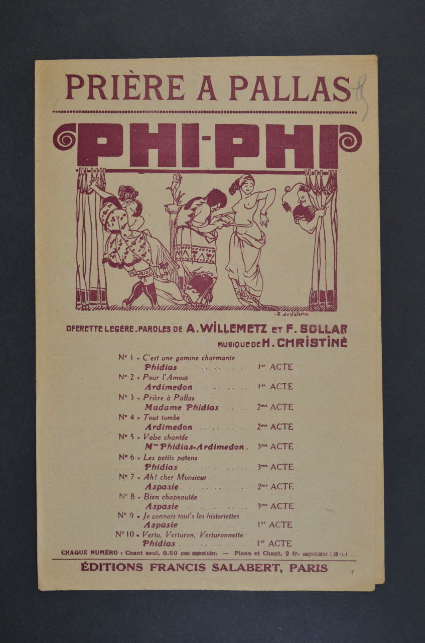 chanson petit format 1965.151.15 Photo Mucem