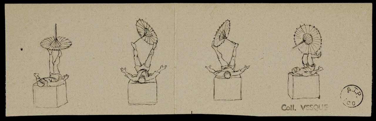 partie d'un ensemble de dessins Esa 1968.102.1568.4 Photo Mucem