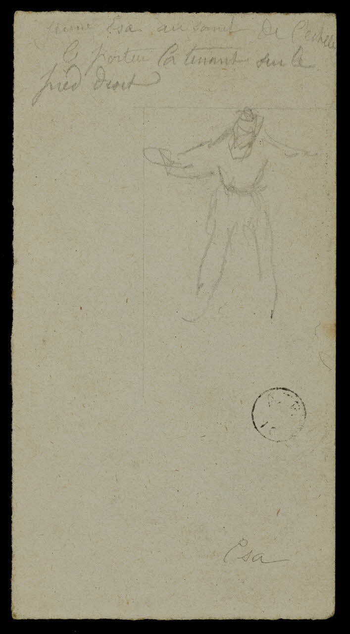 partie d'un ensemble de dessins Esa 1968.102.1570.4 Photo Mucem