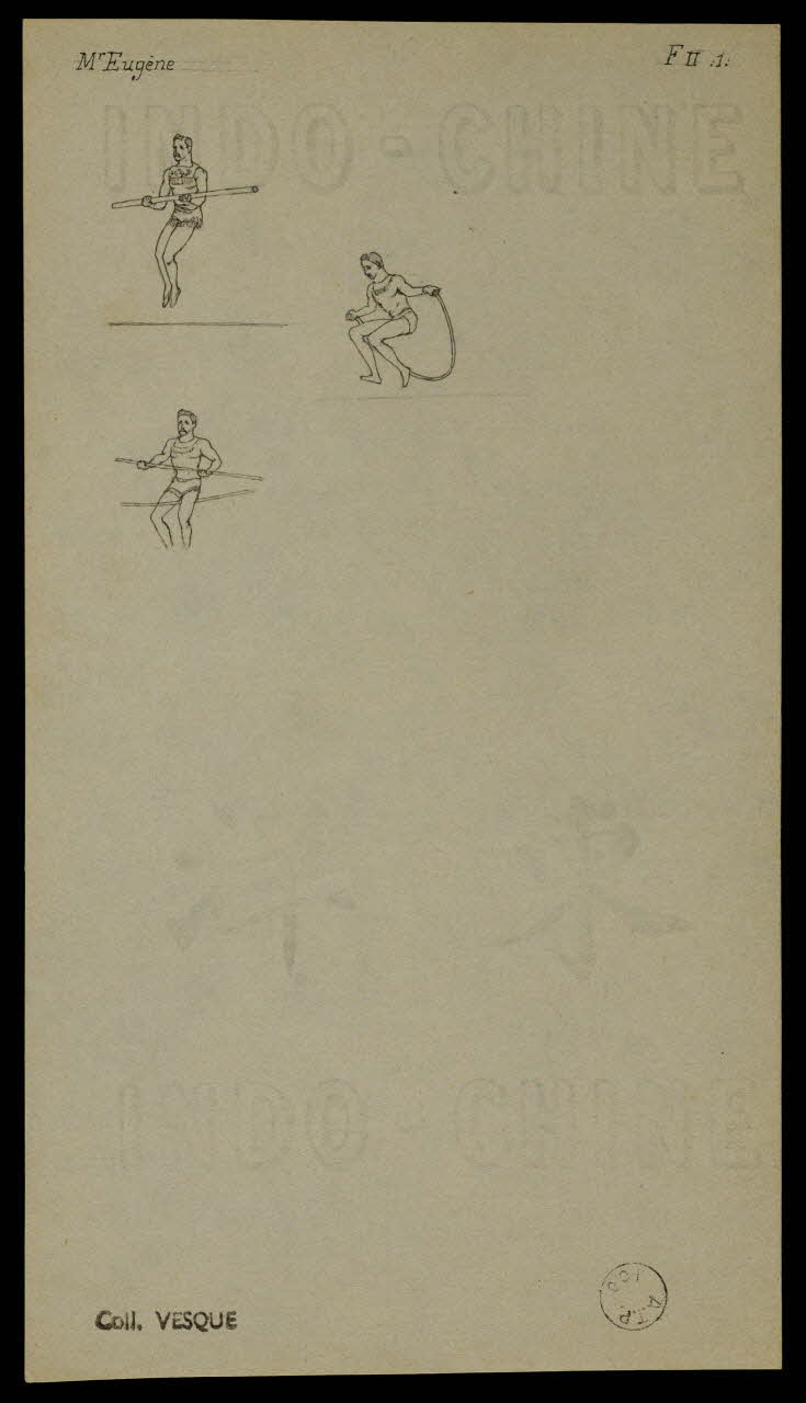 partie d'un ensemble de dessins Mr Eugène 1968.102.1575.1  Photo Mucem
