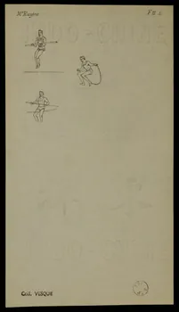 partie d'un ensemble de dessins Mr Eugène 1968.102.1575.1 Photo Mucem