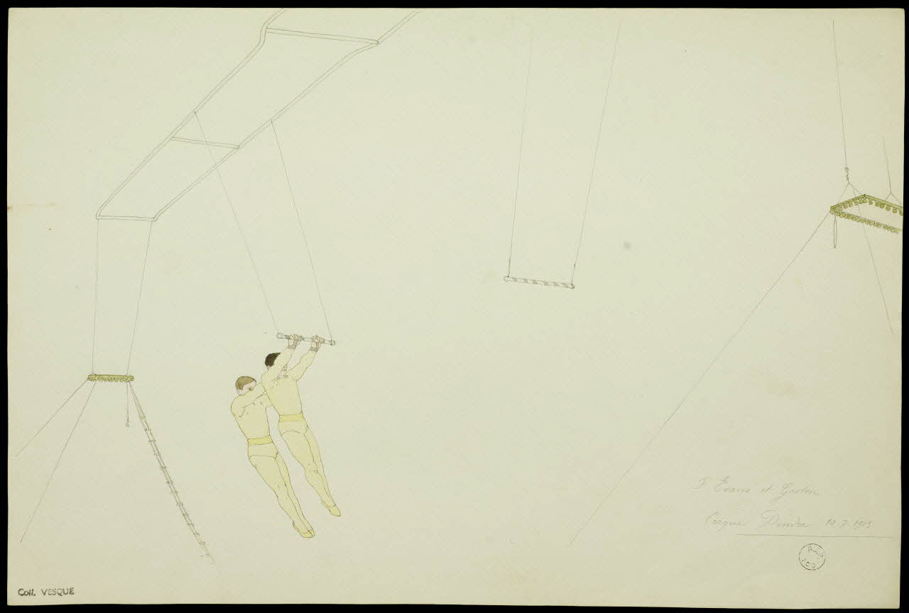partie d'un ensemble de dessins F. Evans et Gaston 1968.102.1578 Photo Mucem