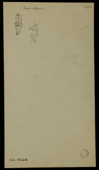 partie d'un ensemble de dessins Eviette et Fontaine 1968.102.1580 Photo Mucem