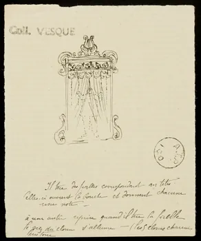 partie d'un ensemble de dessins Fontaine 1968.102.1581.9 Photo Mucem