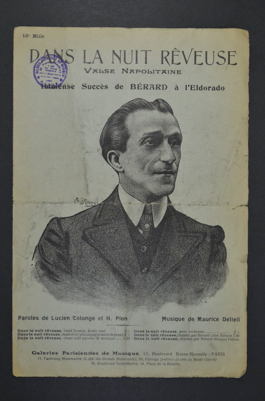 chanson petit format 1965.151.16 Photo Mucem