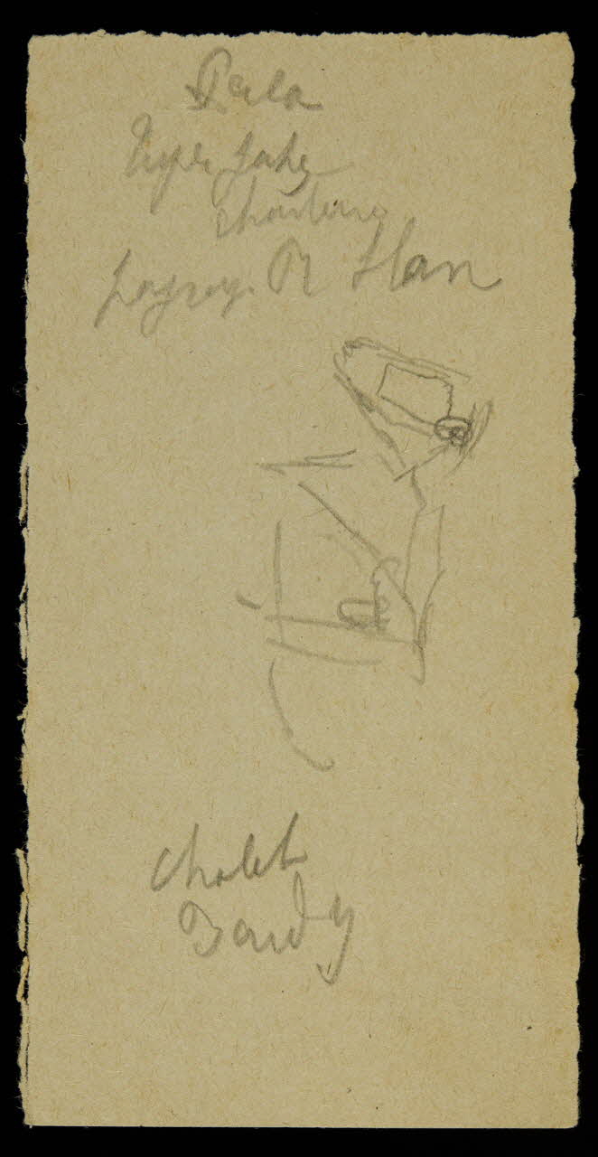 partie d'un ensemble de dessins Cholot 1968.102.1590.5 Photo Mucem