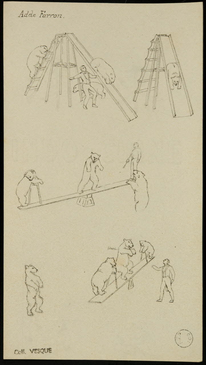 partie d'un ensemble de dessins Adde Farron. 1968.102.1593.1 Photo Mucem