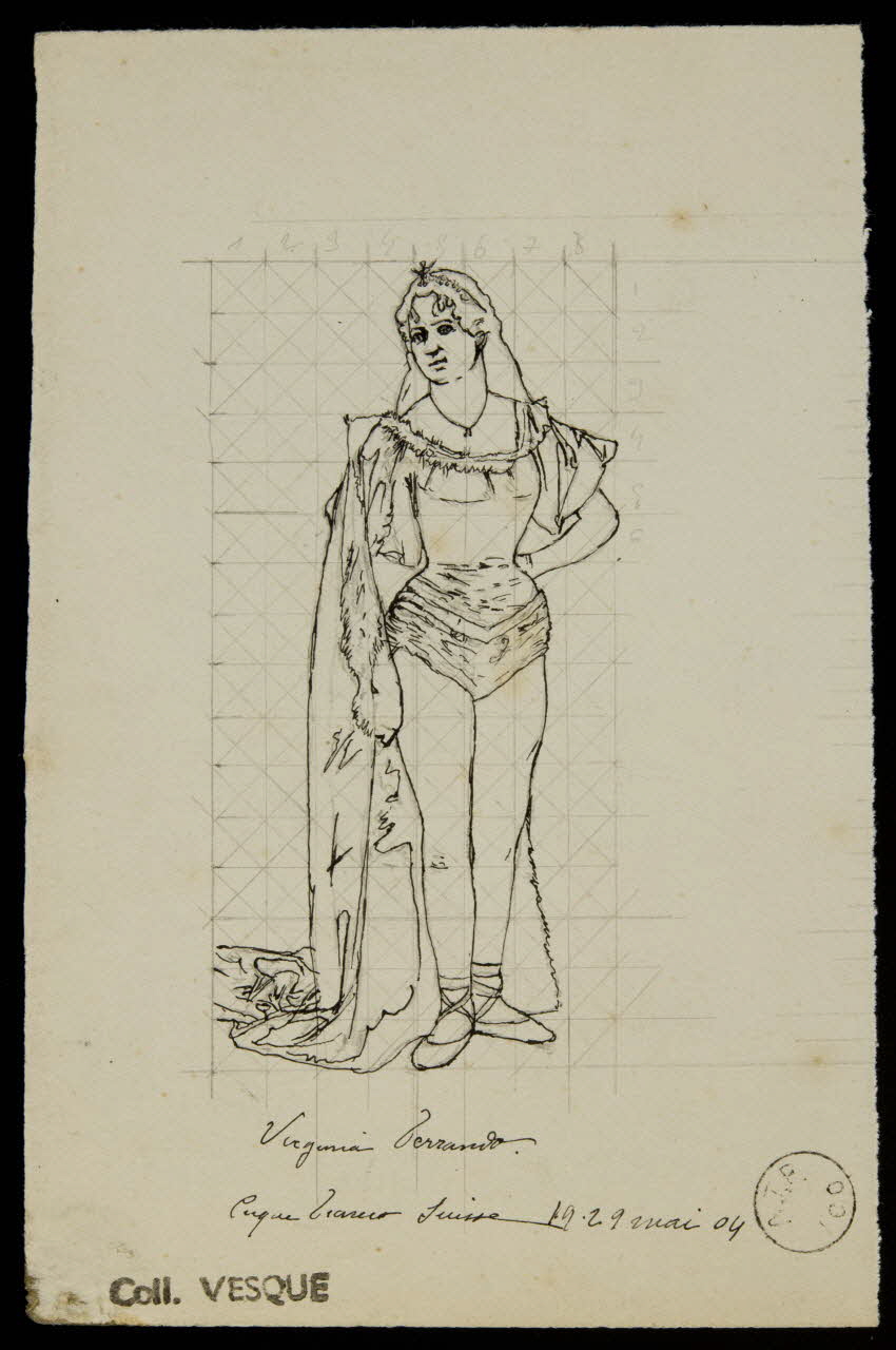 partie d'un ensemble de dessins Virginia Fernando 1968.102.1599.1 Photo Mucem