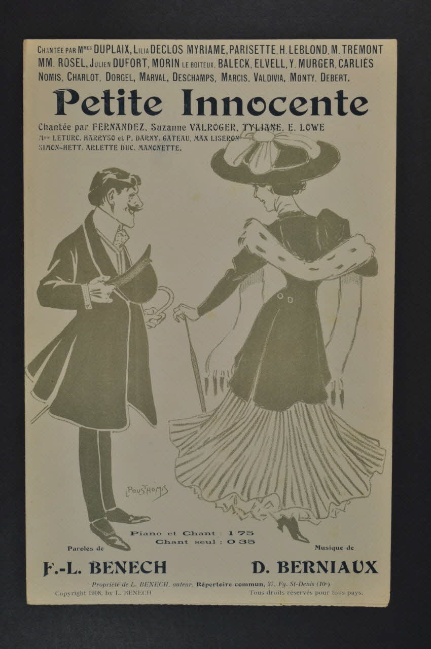 chanson petit format 1965.151.18 Photo Mucem