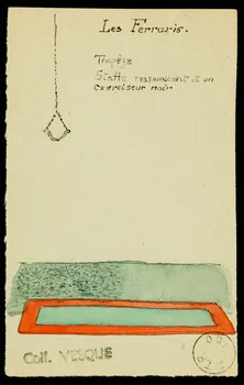 partie d'un ensemble de dessins Les Ferraris. 1968.102.1601.1  Photo Mucem