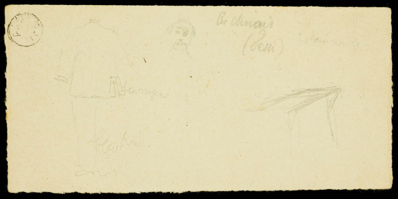 partie d'un ensemble de dessins les chinois 1968.102.1608.2 Photo Mucem