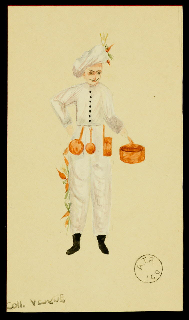 partie d'un ensemble de dessins Mlle Jeanne Roland 1968.102.1615 Photo Mucem