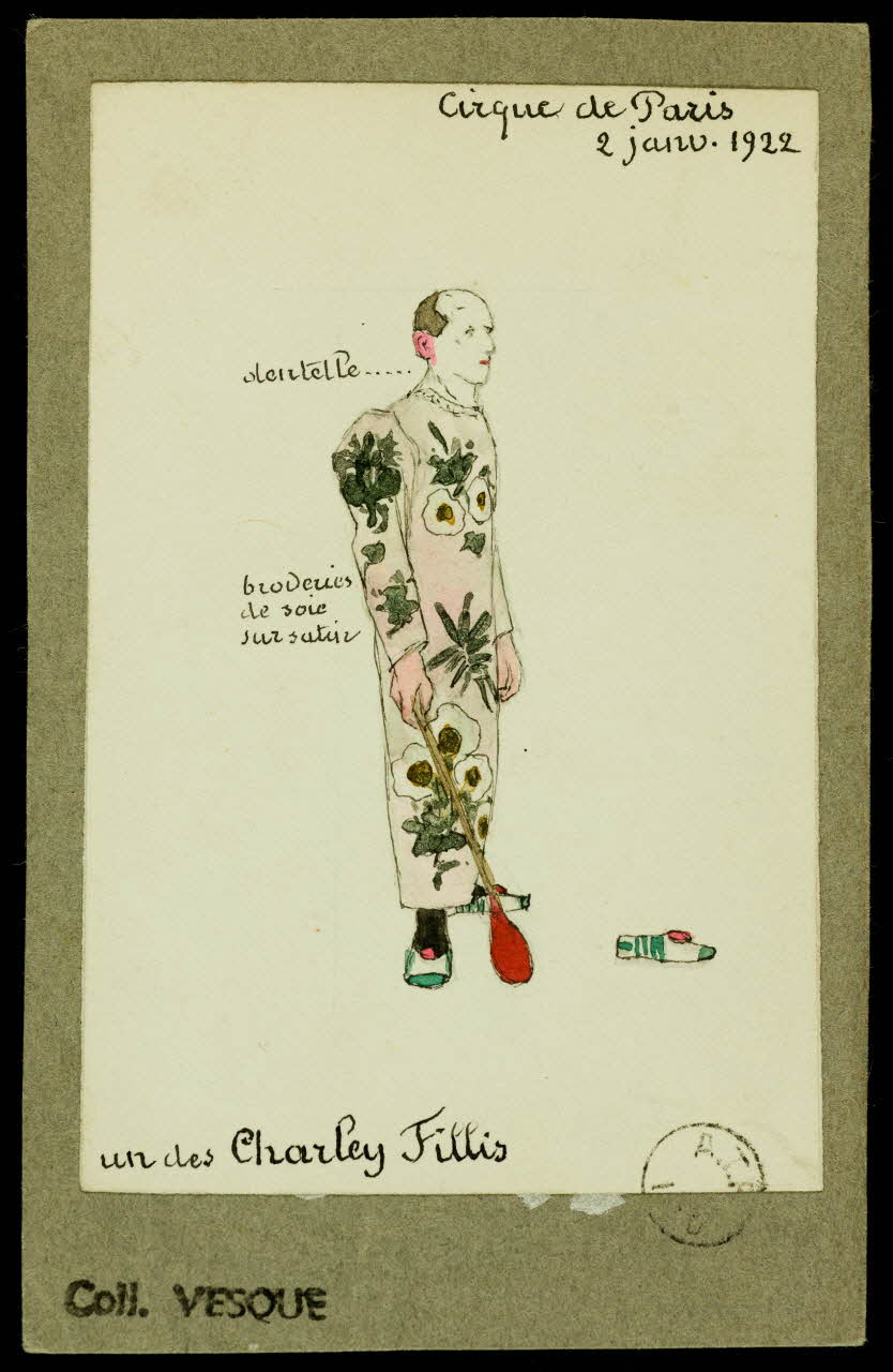 partie d'un ensemble de dessins un des Charley Fillis 1968.102.1643.2 Photo Mucem