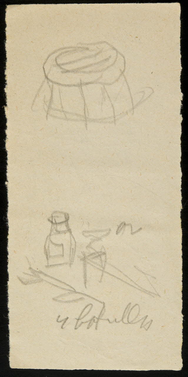partie d'un ensemble de dessins Ebauches de dessins 1968.102.1656.5 Photo Mucem