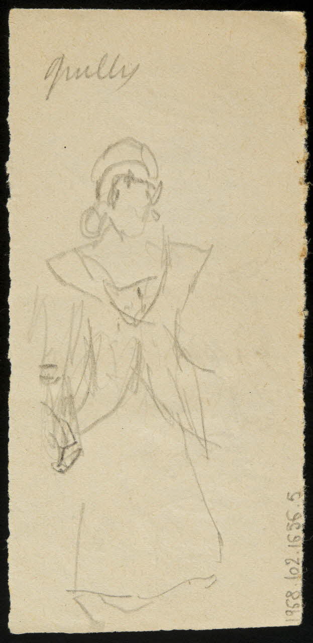 partie d'un ensemble de dessins Ebauches de dessins 1968.102.1656.5 Photo Mucem