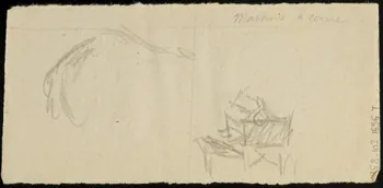 partie d'un ensemble de dessins Machine à écrire 1968.102.1656.7 Photo Mucem