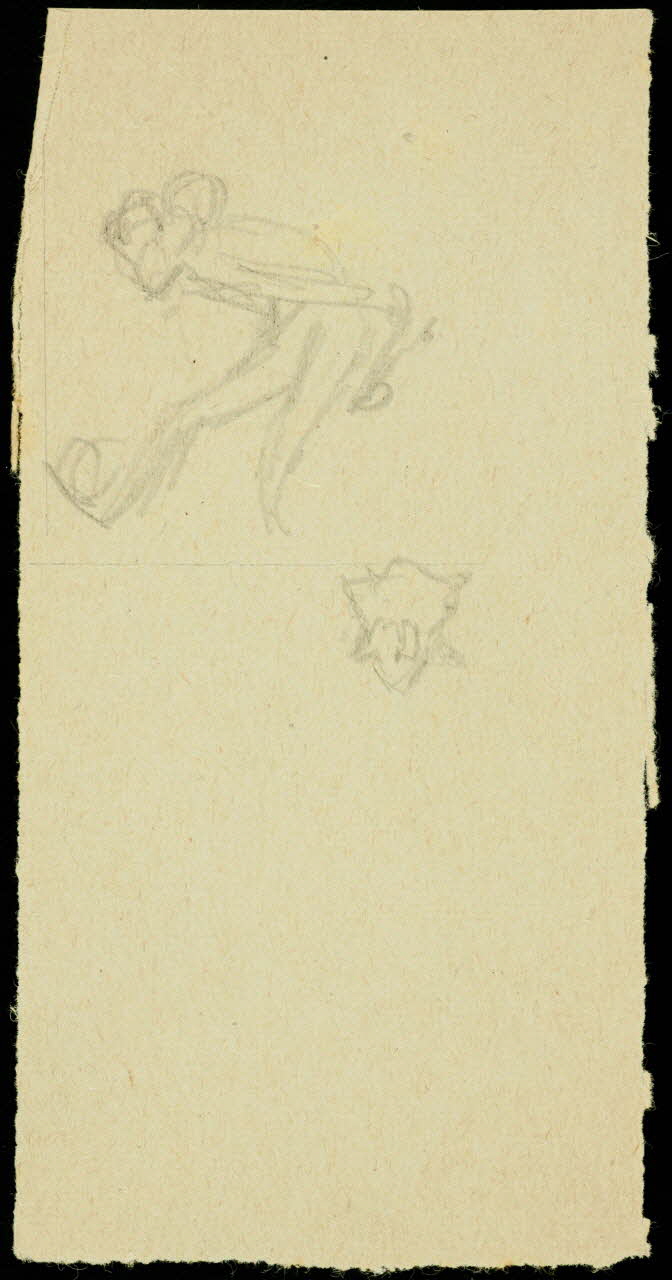 partie d'un ensemble de dessins Personnage 1968.102.1659.3 Photo Mucem