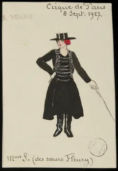 partie d'un ensemble de dessins Mme S. (des soeurs Fleury) 1968.102.1661.1 Photo Mucem
