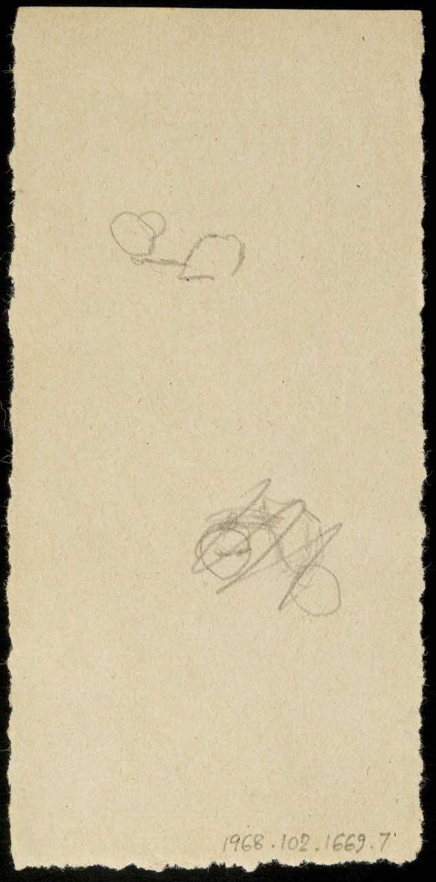 partie d'un ensemble de dessins Esquisse de jongleur 1968.102.1669.7 Photo Mucem