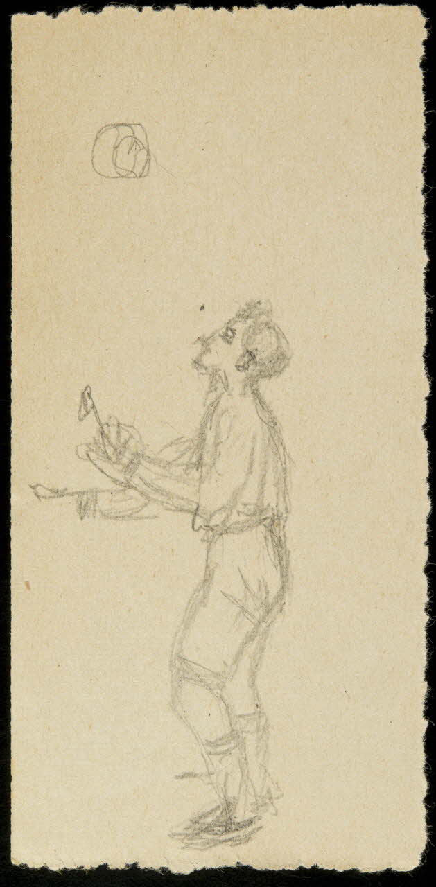 partie d'un ensemble de dessins Esquisse de jongleur 1968.102.1669.8 Photo Mucem