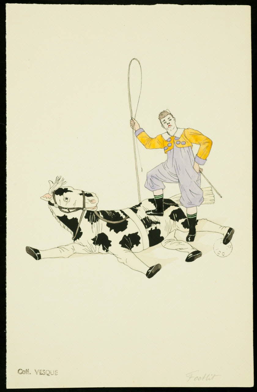 partie d'un ensemble de dessins Foottit 1968.102.1678.4 Photo Mucem