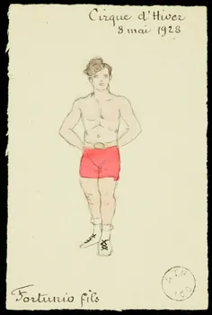 partie d'un ensemble de dessins Fortunio fils 1968.102.1679 Photo Mucem