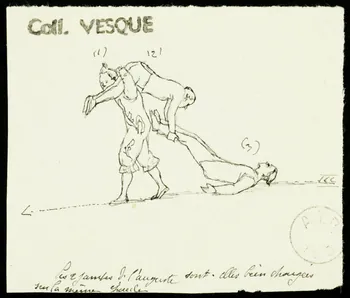 partie d'un ensemble de dessins Fratellini 1968.102.1694.4 Photo Mucem