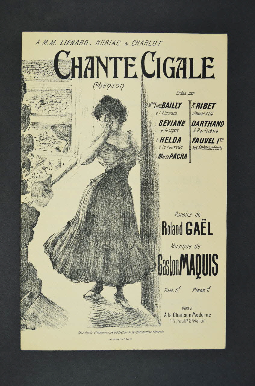 chanson petit format 1965.151.26 Photo Mucem