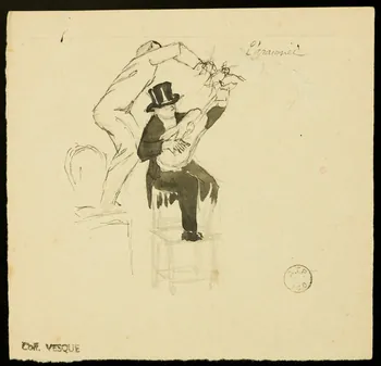partie d'un ensemble de dessins l'araignée 1968.102.1696.19 Photo Mucem