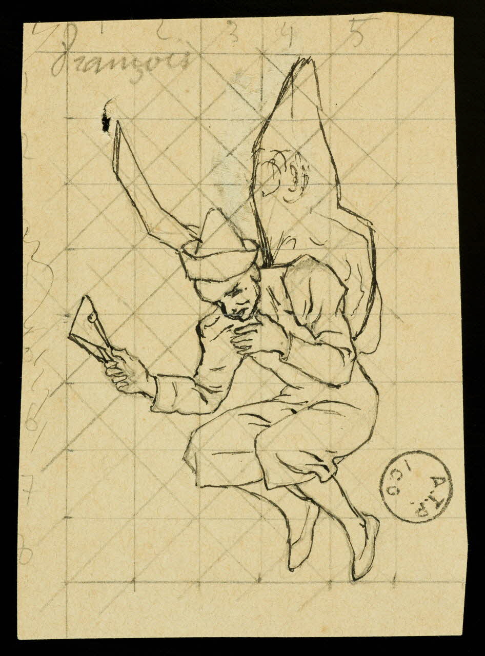 partie d'un ensemble de dessins François 1968.102.1696.4 Photo Mucem