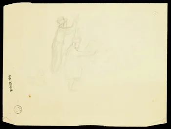 partie d'un ensemble de dessins Hommes 1968.102.1696.8  Photo Mucem