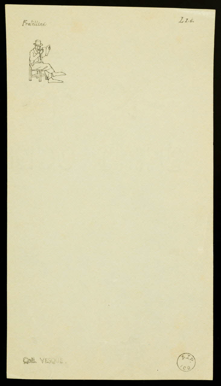 partie d'un ensemble de dessins Fratellini 1968.102.1697.14 Photo Mucem