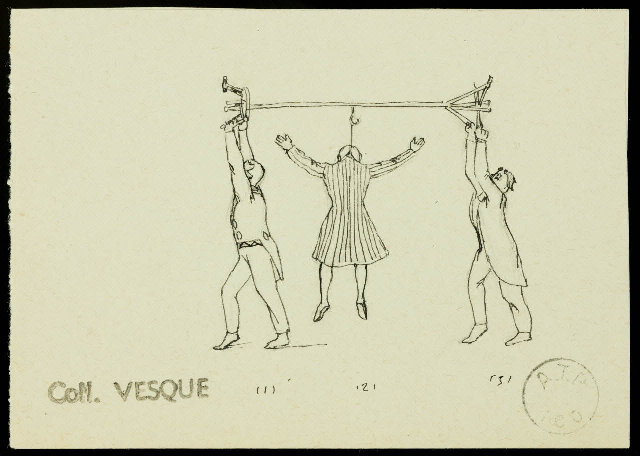 partie d'un ensemble de dessins Les Fratellini 1968.102.1697.5 Photo Mucem