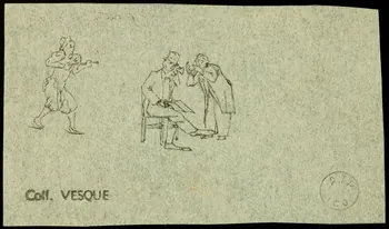 partie d'un ensemble de dessins Les Fratellini 1968.102.1697.6  Photo Mucem