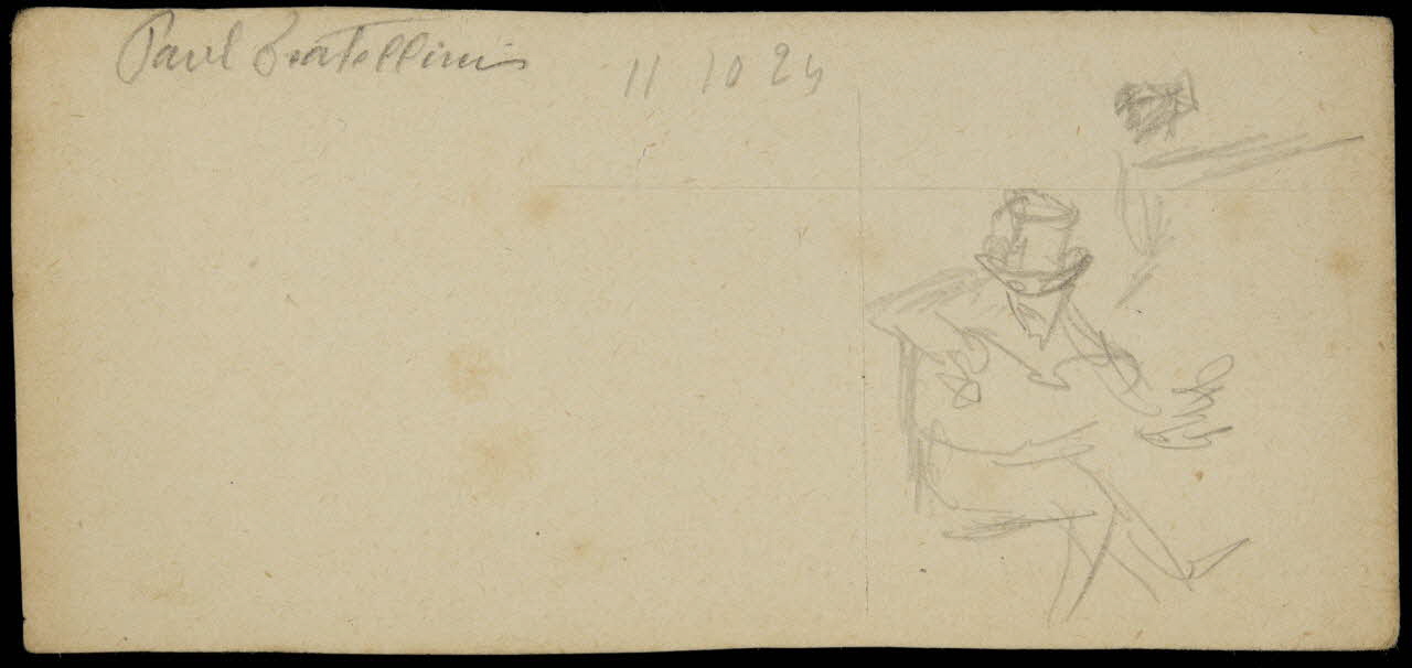 partie d'un ensemble de dessins Paul Fratellini 1968.102.1702.15 Photo Mucem