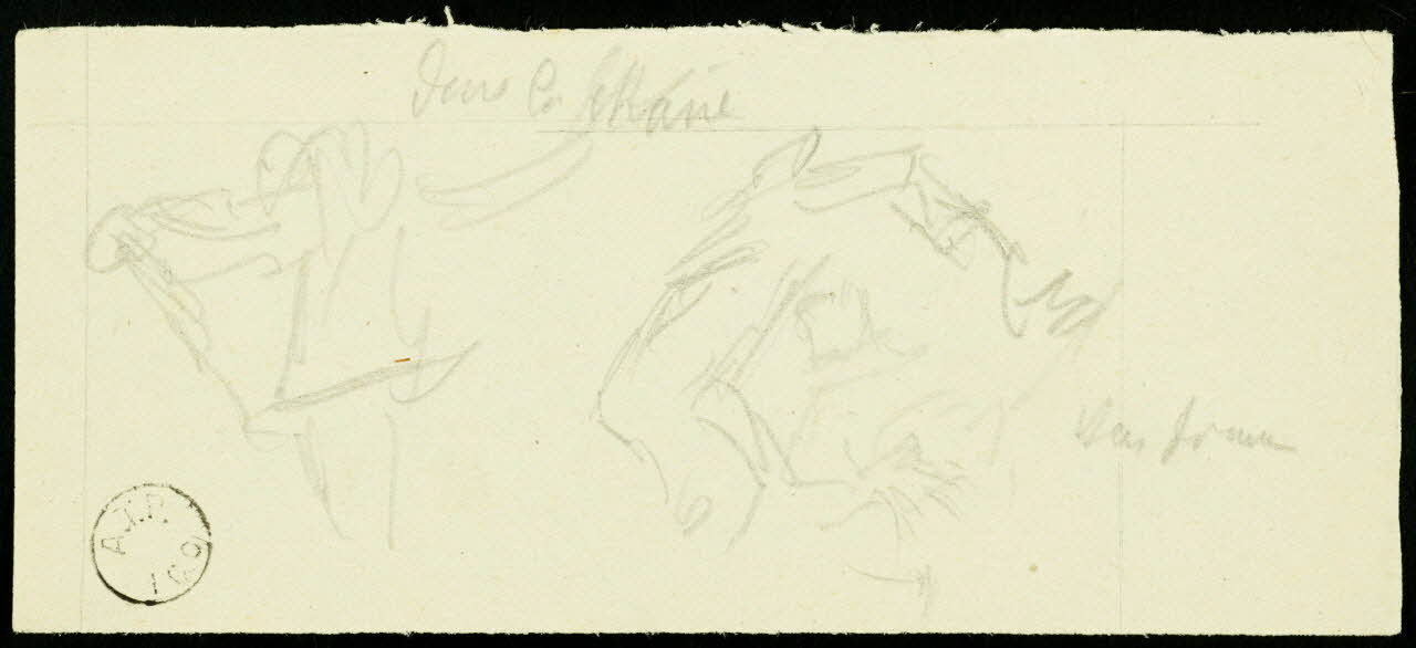 partie d'un ensemble de dessins Insecte 1968.102.1702.58 Photo Mucem