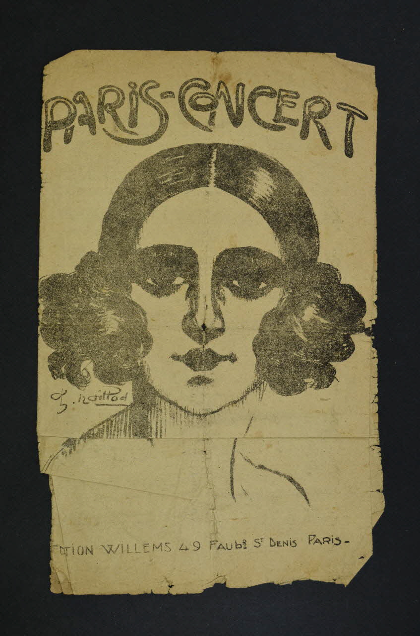 Pierre Codini ; Louis Despax ; Willems ; Romain Desmoulins ; Lucien Dommel chanson petit format Île-de-France, France 1919 1966.151.4 Photo Mucem