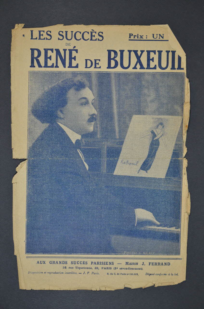 chanson petit format 1966.151.6 Photo Mucem