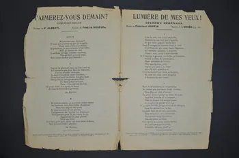 chanson petit format 1966.151.6 Photo Mucem
