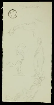 partie d'un ensemble de dessins Fratellini 1968.102.1705.55 Photo Mucem