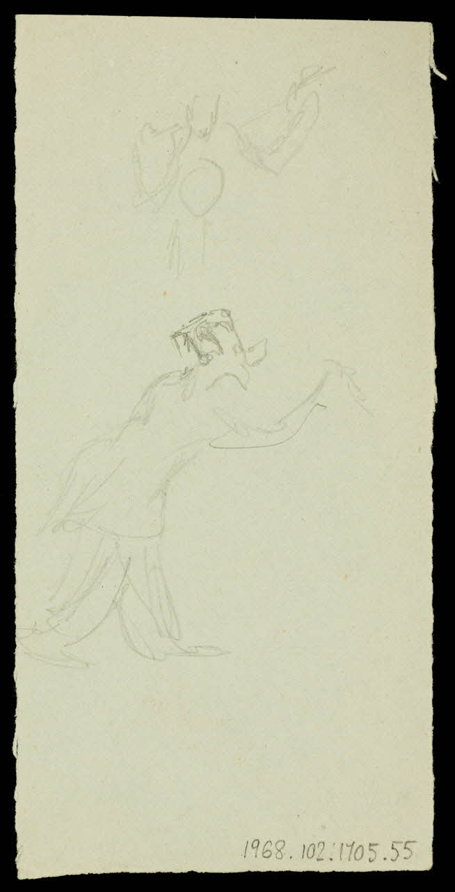 partie d'un ensemble de dessins Fratellini 1968.102.1705.55 Photo Mucem