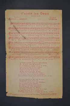 chanson petit format 1966.151.7 Photo Mucem