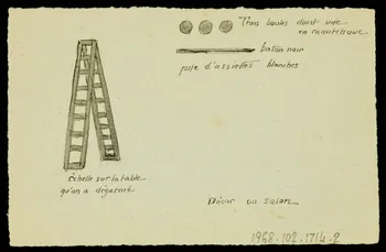 partie d'un ensemble de dessins Fred et May 1968.102.1714.2 Photo Mucem