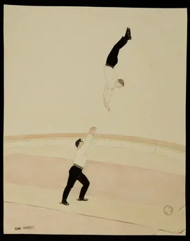 partie d'un ensemble de dessins Acrobates 1968.102.1731.5  Photo Mucem